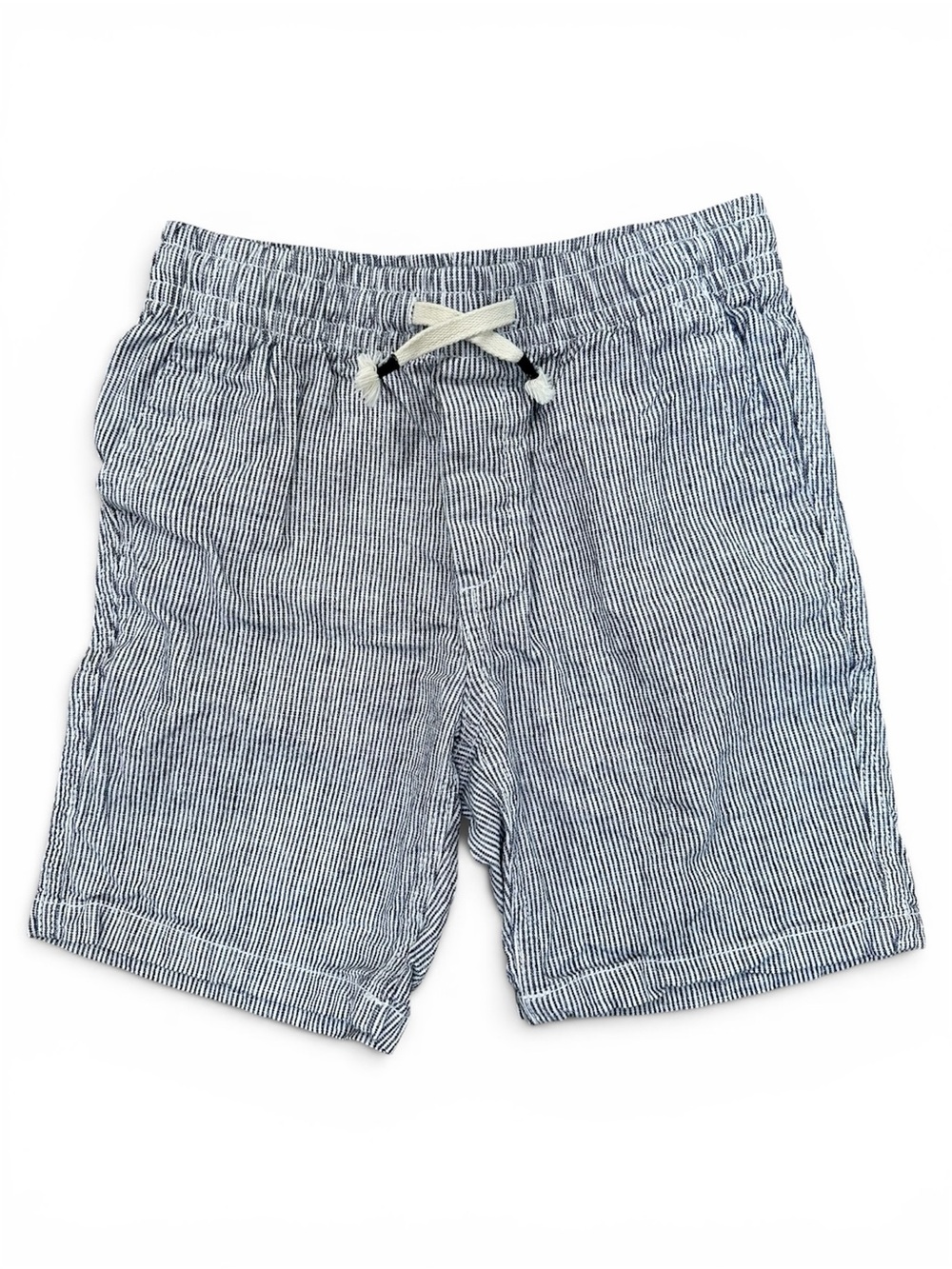 GAP Kids Drawstring Blue‎ and White Striped Shorts Boys 10
